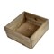 2Pcs Natural Wood Rustic Square Planter Boxes